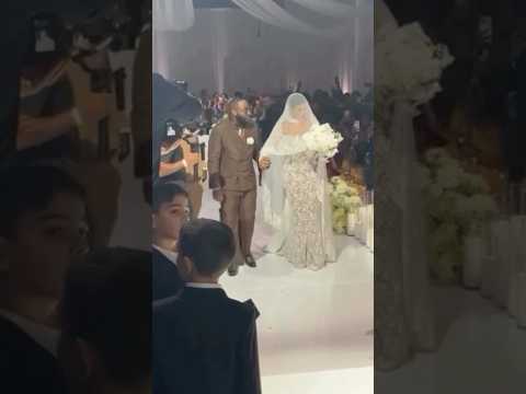 The Moment Davido Chioma Arrived We Love This Wedding Gown Wow Chivido2025 Shorts Viral 