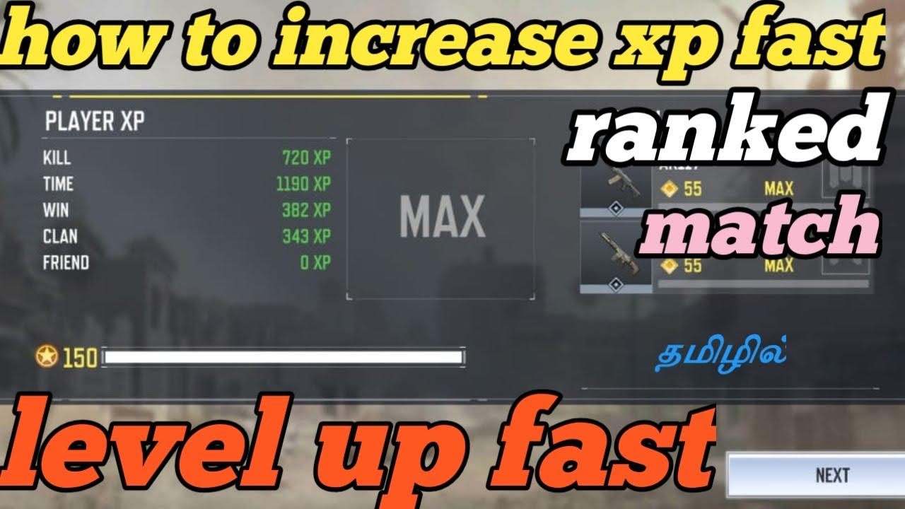 how to increase XP past in cod mobile|level up fast in cod mobile ...