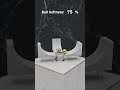Satisfying 0% vs 100% Soft Ball in Drop Simulation #shorts #physics