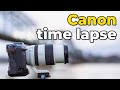 Canon time lapse - how it works
