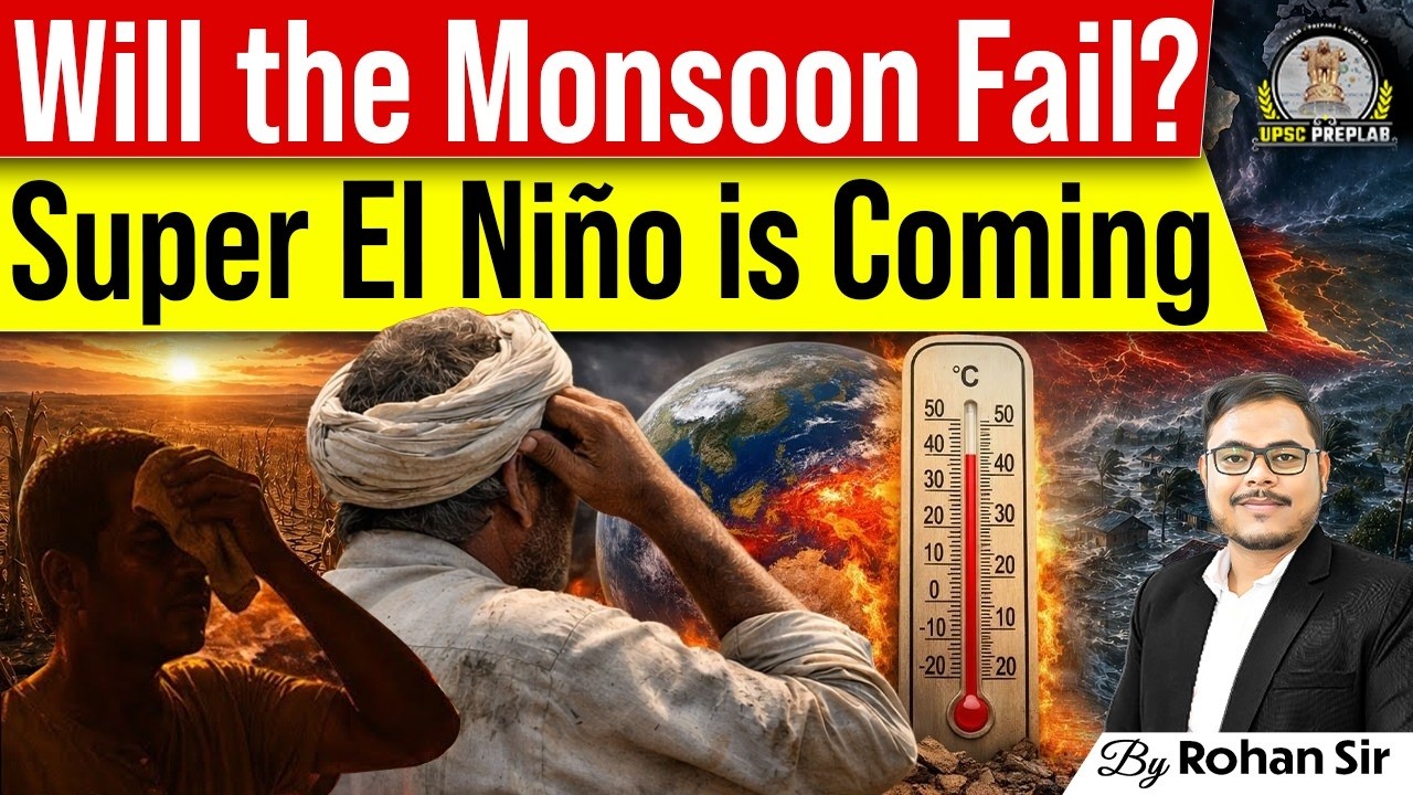 Super El Niño Warning ⚠️| Will Monsoon Fail in 2026? 🌧️ | India ...