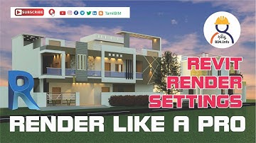 REVIT ARCHITECTURE MATERIALS TEXTURE, LIGHTING, RENDERING TUTORIALS_TAMILBIM_REVIT RENDER SETTINGS