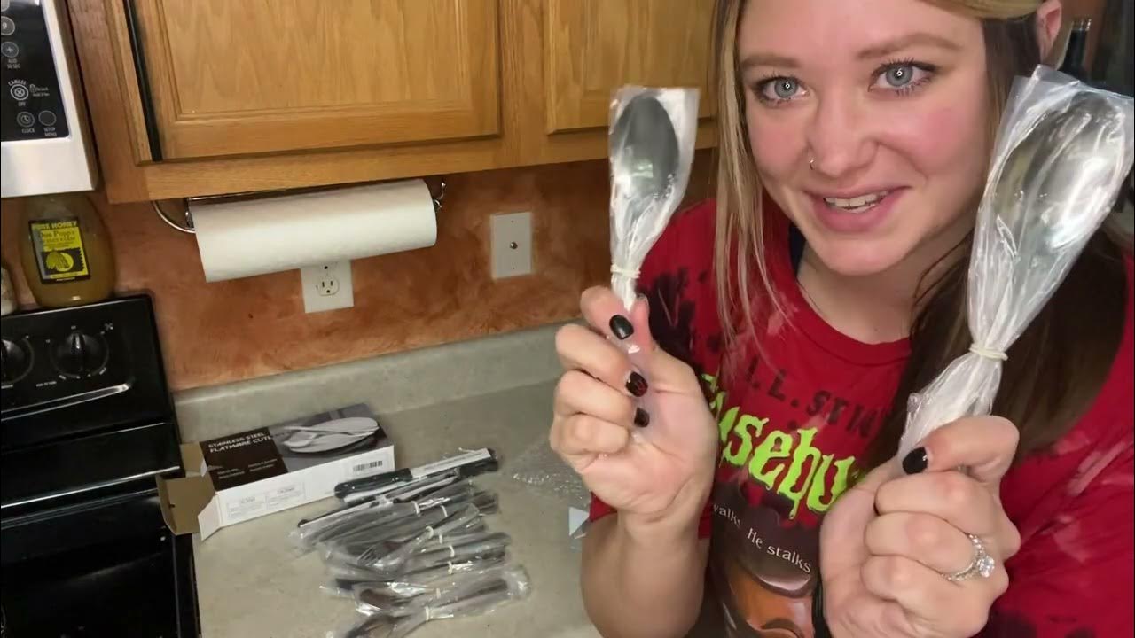 Review of 48Piece Silverware Set with Steak Knives, Flatware Set for 8