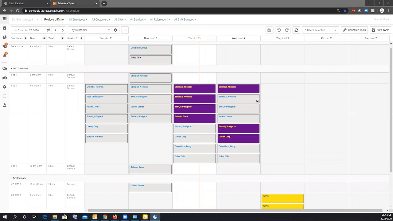 Celayix Schedule Xpress & eTime Xpress Shift Tags YouTube