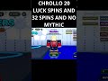 CHROLLO😡 #roblox #bluelockrivals