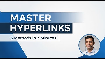 Excel Hyperlinks: Everything You Need to Know (5 Methods)
