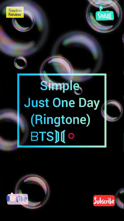 Just One Day (ᗷTS⟭⟬) ringtone