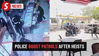 Police step up patrols after two gold shop robberies in Pahang