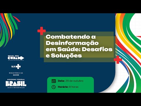 #AoVivo |  G20 Co-Branded - Combatendo a Desinformação em Saúde: Desafios e Soluções