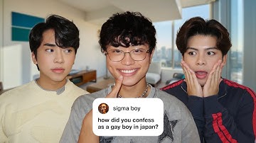 I CONFESSED TO MY CRUSH IN JAPANESE HIGH SCHOOL?! (Q&A with Conbini Snacks) *unhinged*