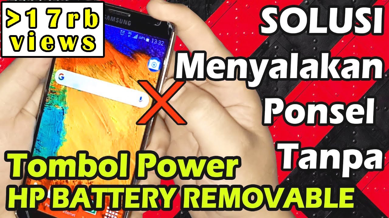 Cara Menyalakan HP Tanpa Tombol Power || Solusi Tombol Power Rusak 2020