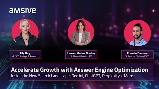 Accelerate Growth with Answer Engine Optimization: Inside AEO + the New Search Landscape | Amsive
