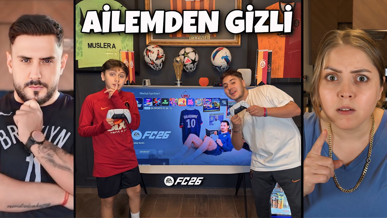 AİLEMDEN GİZLİ FİFA 26 ALDIK !! ÇILDIRDILAR