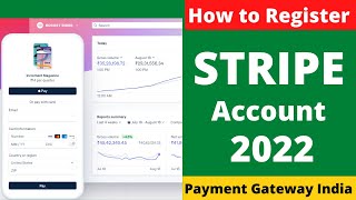 Stripe Account Kaise Banaye | How To Create Stripe Account | Stripe Account Setup India