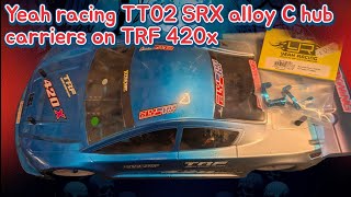 Yeah Racing Aluminum Front C Hub Set For Tamiya Tt-02 Type-Srx On Trf420X