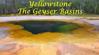 YELLOWSTONE NATIONAL PARK | UPPER MIDWAY AND LOWER GEYSER BASINS | GEYSERS AND HOT SPRINGS YELLOWSTONE NATIONAL PARK | UPPER MIDWAY AND LOWER GEYSER BASINS | GEYSERS AND HOT SPRINGS