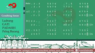 Gendhing Soran: [6] Ladrang Gati Padasih Pelog Barang
