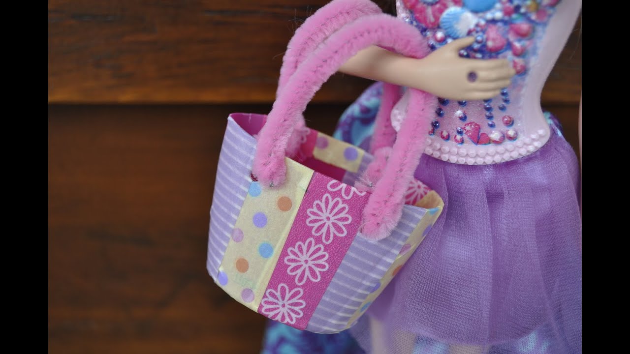 10 DIY Barbie Doll Miniature Purse, Handbag, Bag -10 Different Styles - 10 Easy  DIY Doll Crafts #2 - YouTube