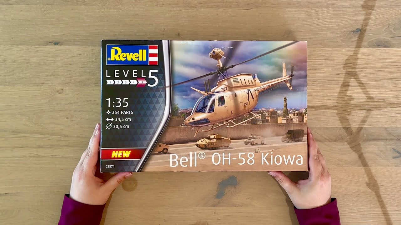 Revell 03871 - Kit Elicottero OH-58 Kiowa 1:35