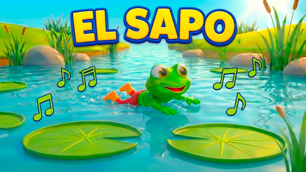 EL SAPO 🐸 | Canciones Infantiles | Había un Sapo que Nadaba en el Río