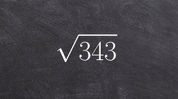 How to Simplify the Square Root of a Non Square Number