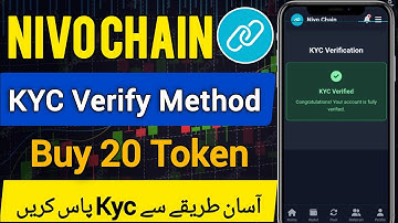 Nivo Chain Mining App KYC Verification Method 20 Token Buy