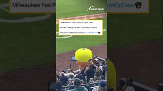 Shoutout Pablo Sanchez mlb brewers baseball  stadium