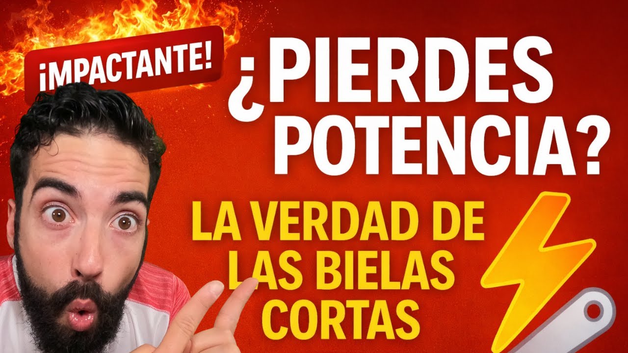 👉🏼¿Bielas más cortas en ciclismo?🥇 Lo que NADIE te cuenta (Rendimiento, Potencia y Biomecánica)