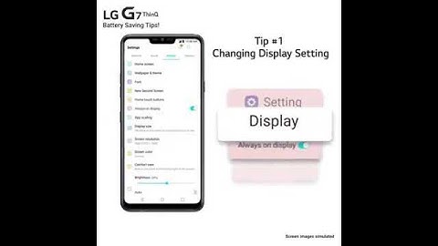 Keep running out of battery? Here are 3 tips to boost the #LGG7ThinQ battery life.