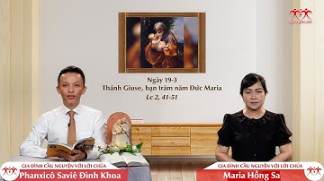 "BÓNG MÁT CỦA NGƯỜI CHA" - Thánh Giuse, bạn trăm năm Đức Maria (Lc 2, 41-51)