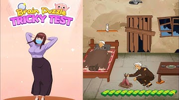 brain puzzle tricky test level 24. walkthrough gameplay