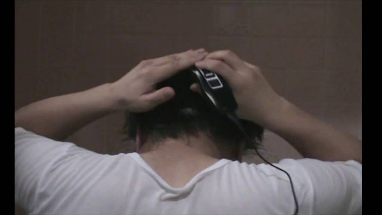セルフ　散髪　動画　バリカンだけで　　Cut the hair on your own by Clippers - YouTube
