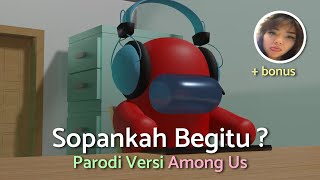 Among Us 3d Meme: Sopan kah begitu ? (bonus skandal gisel) screenshot 3