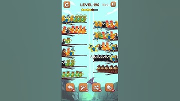 Bird Sort 2: Color Puzzle Level 196 #games #gaming #gameplay