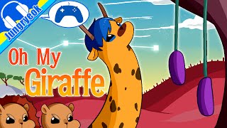 [중력유튜브] 과일을 먹으며 사자로 부터 도망쳐라! '오 마이 쥐라프'(Oh My Giraffe Funny Game Play) screenshot 2
