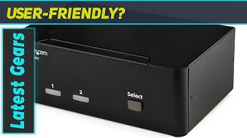 StarTech.com 2-Port DisplayPort KVM Switch - Dual-Monitor - 4K 60 - Ultimate Productivity