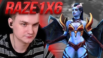 RAZE1X6 ЗАПУШИЛ НА КОРОЛЕВЕ БОЛИ!  CUSTOM HERO CHAOS