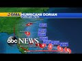 Hurricane Dorian heads toward the East Coast