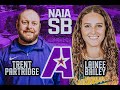 LSU A Coach Trent Partridge & Lainee Bailey