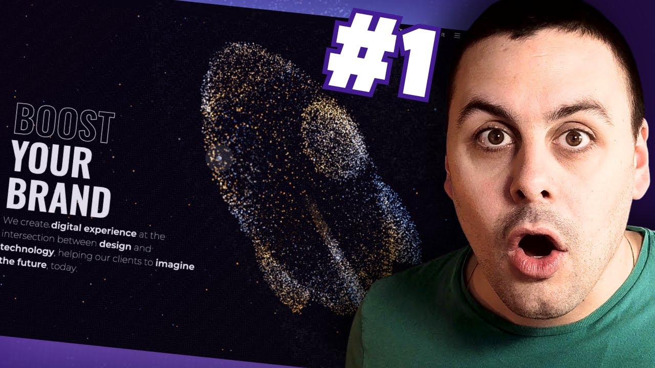 PARTICLES SYSTEM SETUP: Awwwards remake del sito USTA Agency - YouTube