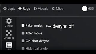 When in doubt, turn off desync ft. anti backtrack exploit