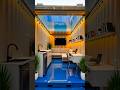 Hidden Luxury Room Built Under a Pool | Container Timelapse #ytshorts #undergroundroom#beforeafter