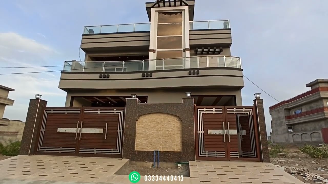 10 Marla Luxury House For Sale in Peshawar Ultra Modern Design Regi