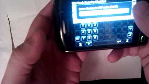 unlock Blackberry storm 9530 9550