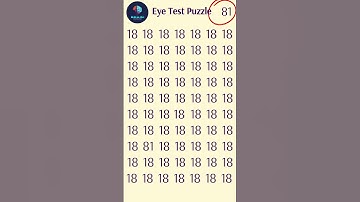 Hidden Number Puzzle 🔢  Only Sharp Eyes Can Pass This Test!