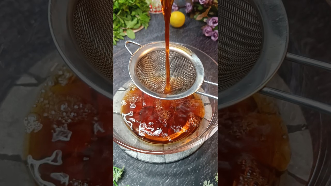 Easy Iced TEA 🧋❤️🧋 #shorts #tea #chai #tearecipe #chairecipe #chailover #tealover #icetea #ice