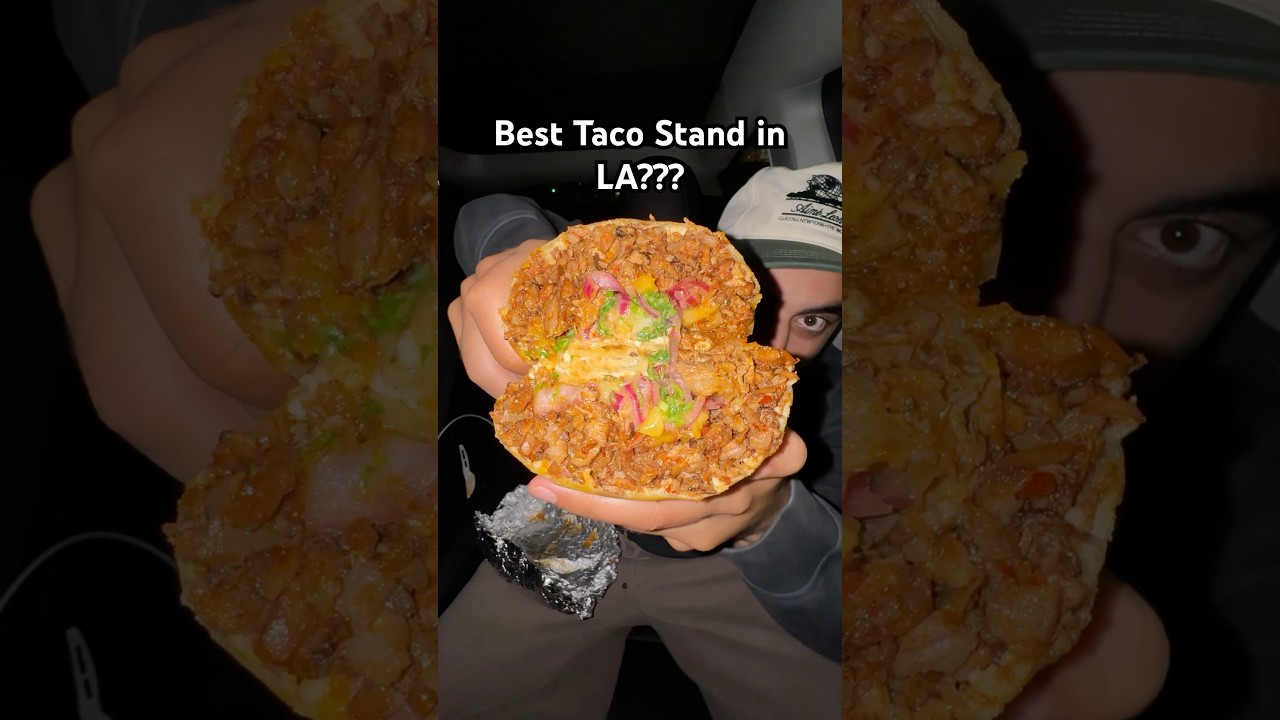 One of the best taco stands in Los Angeles. #foodreview #mukbang