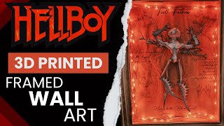 Unleashing Fantasy with this 3D Printed Hellboy Art