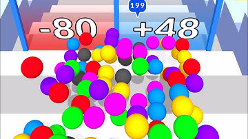 BALLS ON STAIRS 🔵🟡- All Levels Gameplay Android, iOS v.31
