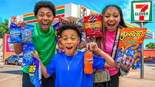 Eating ONLY Gas Station Food For 24 HOURS!! 🤮